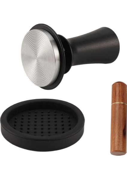 Espresso Kahve Makinesi Için Wdt Aletli Kalibre Edilmiş Yaylı 51MM Kahve Espresso Tamper, Silikon Mat ile (Yurt Dışından)