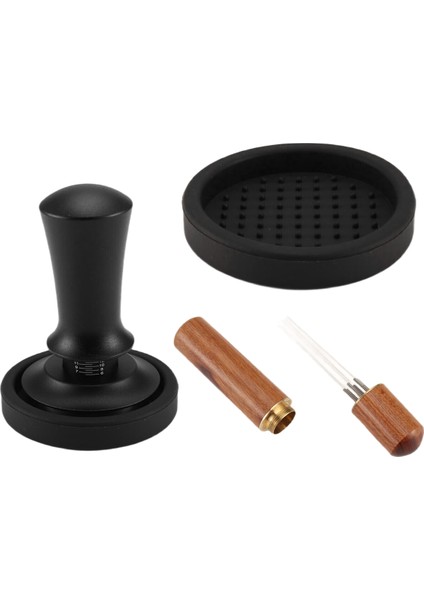Espresso Kahve Makinesi Için Wdt Aletli Kalibre Edilmiş Yaylı 51MM Kahve Espresso Tamper, Silikon Mat ile (Yurt Dışından) fiyatları