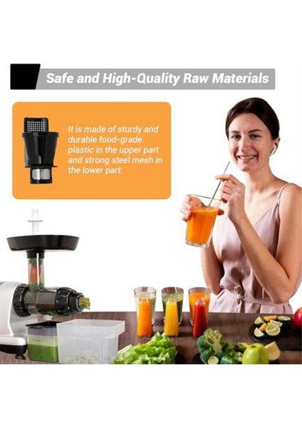 Omegae 8006, 8005, 8004, 8003 Meyve Suyu Süzgeci ve Meyve Suyu Süzgeci Tamburu Için 8006 Dikey Sıkma Sıkacağı (Yurt Dışından) indirimleri