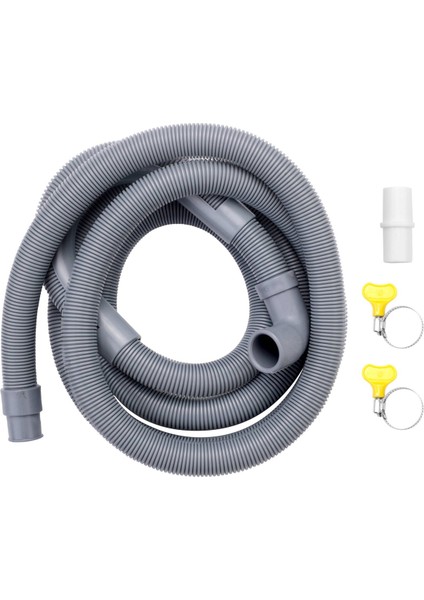 Çamaşır Makinesi Hortumu Tahliye Hortumu Çamaşır Makinesi 2,5 M Tahliye Hortumu Uzatma Parçası Çamaşır Makineleri, Bulaşık Makineleri, Kurutucular Için (Yurt Dışından)