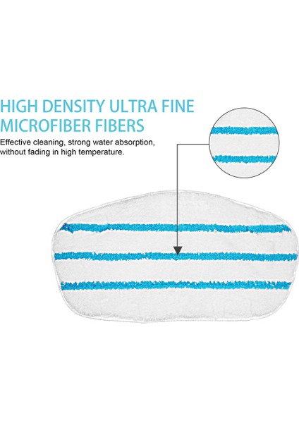 Pursteam Puresteam Thermapro 211 10'u 1 Arada Buharlı Paspas Temizleyici 8'li Paket ile Uyumlu Yedek Buharlı Paspas Pedleri (Yurt Dışından) indirimleri