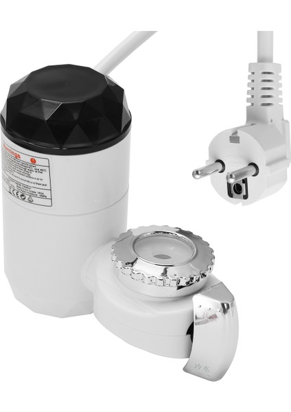 Mutfak Anında Isıtma Musluk Isıtıcısı, Tankless Su Isıtıcısı, Sıcaklık Göstergeli Elektrikli Su Isıtıcısı, Ab Fişi, A (Yurt Dışından)