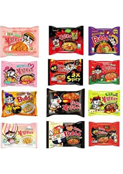 Hazır Yiyecekler 2x Spicy Ramen ve Carbonara 5 Paket Helal Damgalı fiyatları