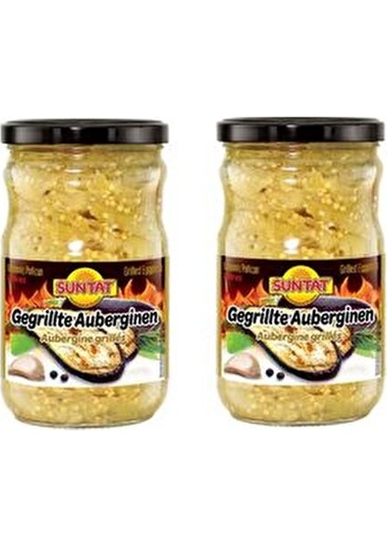 Közlenmiş Patlıcan 660 cc 2'li Kavanoz Pratik ve Lezzetli Vegan Alternatif modelleri