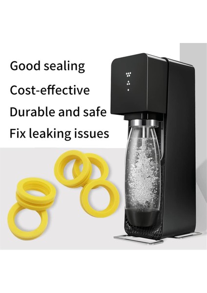 Co2 Tüp Contaları Sodastreams Duo Terra Art Soda Makinesi Contaları Yedek Contalar 5 Adet (Yurt Dışından) modelleri