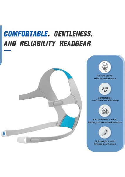 Resmed Tam Yüz Maskesi Için Cpap Başlığı Air Fit N20 3'lü Yedek Başlık - Cpap Aksesuarları, Sarf Malzemeleri, Kayışlar (Yurt Dışından) fiyatları