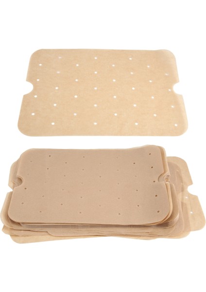 Ninja Foodi Smart FG551 Hava Fritöz Aksesuarları Için 100 Adet Hava Fritöz Kağıdı Hava Deliği Hava Fritöz Parşömen Kağıdı Kaplamaları (Yurt Dışından)
