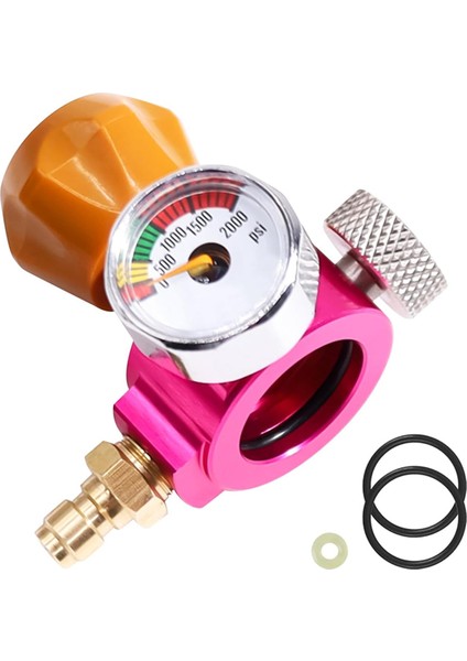 Soda Makinesi Için Basınç Göstergeli Co2 Hızlı Adaptörlü Soda Değişim Karbonatörü Soda Co2 Silindir Adaptörü Bağlantısı (Yurt Dışından)