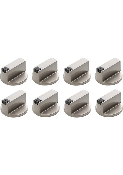 Ocak Kolu, 6 mm Çinko Alaşımlı Kontrol Düğmesi Fırın Anahtarı Evrensel Gümüş Gazlı Ocak Kontrol Düğmesi, Fırın, Ocak ve Gazlı Ocak Için Uygundur (Yurt Dışından)