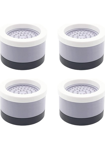 4 Takım Mobilya Yatak Yükselticileri Ağır Hizmet Tipi Yuvarlak Yatak Yükselticileri Ayarlanabilir Yükseklik, Masa Sandalyeler Kanepe Dolap Ayakları Kanepe Için (Yurt Dışından)