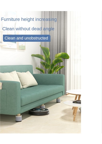 4 Takım Mobilya Yatak Yükselticileri Ağır Hizmet Tipi Yuvarlak Yatak Yükselticileri Ayarlanabilir Yükseklik, Masa Sandalyeler Kanepe Dolap Ayakları Kanepe Için (Yurt Dışından) fiyatları