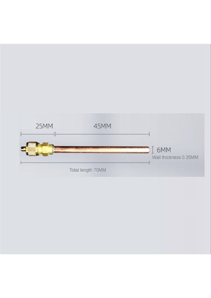 10 Adet Erişim Vanası 1/4 Inç Sae 1/4 Inç Od 2.755 Inç Gövde Güçlü Çekirdek Ac Klima Soğutma Erişim Vanası (Yurt Dışından) modelleri