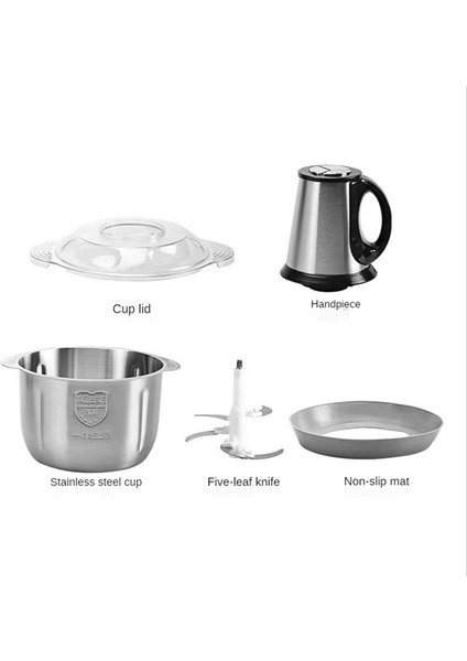 Paslanmaz Çelik 5l Elektrikli Kıyma Makinesi Çok Fonksiyonlu Sebze Meyve Gıda Işlemcisi Doğrayıcı Mutfak Makinesi Ab Fişi (Yurt Dışından) fırsatları