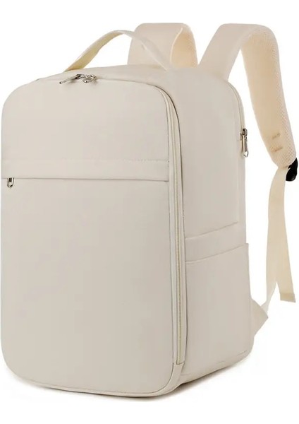 Erkekler El Bagaj Sırt Çantası 40X20X25 Kabin Çantası Hafif Uçak Taşıma Seyahat Sırt Çantası Su Geçirmez Dizüstü Dizüstü Backpackcolor: Bej (Yurt Dışından)