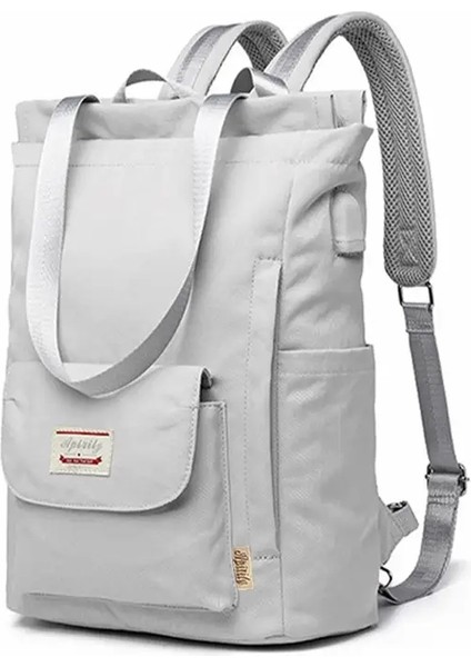 Kadınlar Sırt Çantası Su Geçirmez Şık Dizüstü Bilgisayar Sırt Çantası 13 13.3 14 15.6 Inç Kore Moda Oxford Tuval USB Kolej Sırt Çantası Çantası Femcolor: Siyah (Yurt Dışından)