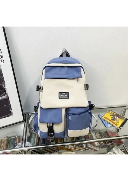 2025 Moda Okul Çantası Kız Öğrenci Sırt Çantası Büyük Kapasite Moda Çocuk Sırt Çantası Bilgisayar Çantası Kadın Okul Sırt Çantası Seyahat Bagcolor: Tek Çanta Siyah (Yurt Dışından)