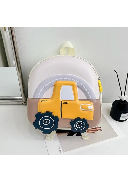 Çocuk Yumurta Kuşağı Çantası Kawaii Araba Anaokulu Backpack Kişiselleştirilmiş Tasarım Çocuk Okul Çantası Renk: 4 (Yurt Dışından)