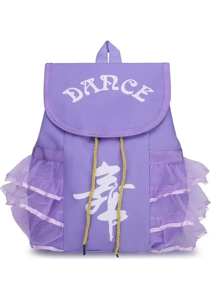 Kızlar Prenses Dans Çantaları Çocuk Latin Ballet Backpack Jimastik Spor Yoga Dans Çantası Okul Çantası Kızlar Için Hediye Çocuk Rengi: Light Purple (Yurt Dışından)