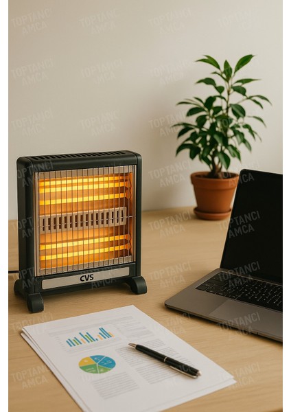 Elektrikli Soba Elektirikli Isıtıcı Cvs Dn 3016 1000 W Şömine Tipi Quartz Yeni Nesil Az Enerji modelleri
