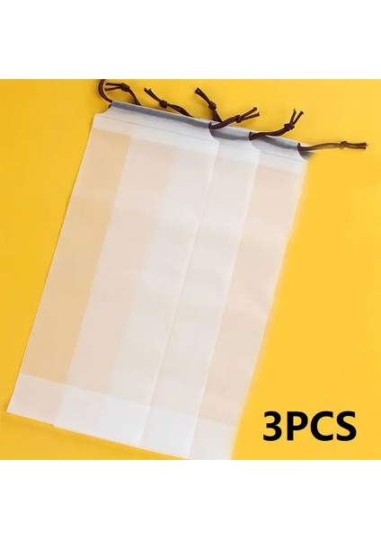 3pcs Yağmur Şemsiyesi Kapak Şemsiye Kapak Torbası Su Geçirmez Plastik Torba Yeniden Kullanılabilir Taşınabilir Şemsiye Drawstringcolour: 3pc (Yurt Dışından)