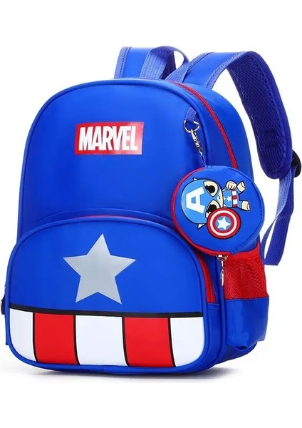 Yeni Ilköğretim Okul Çantası Sevimli Karikatür Spiderman Çocuklar Backpack Boy Baskılı Naylon Anaokulu Okul Çantası Renk: Sky Mavisi3 (Yurt Dışından)