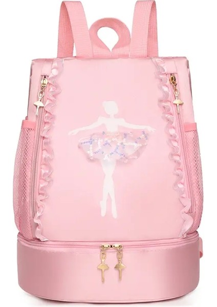 Kişiselleştirilmiş Isim Dans Çantası Çocukların Omuz Dans Sırt Çantası Latin Bale Kitap Çantası Kızlar Prenses Dans Çantası Renk: Pembe/boyut: Isme Gerek Yok (Yurt Dışından)