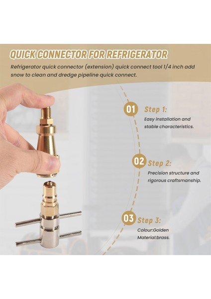 Aletler Yüksek Basınçlı Yıkama Makinesi 1/4 Inç Fnpt Buzdolabı Hızlı Bağlantı Pirinç Rondela Hızlı Bağlantı Fişi (Yurt Dışından) indirimleri