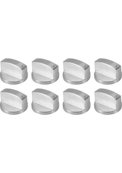 Fırçalanmış Metal Gazlı Ocak Düğmeleri Ocak Kontrol Anahtarı Ocak Fırın Düğmeleri Ocak Brülör Düğmesi Gazlı Ocak Anahtarı Mutfak Yedek Aksesuarları (8 Adet 6mm Mil Çekirdeği) (Yurt Dışından)