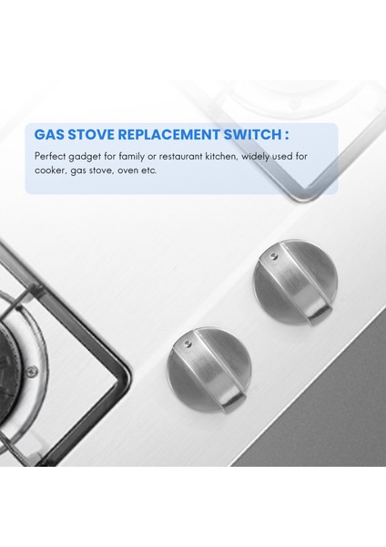 Fırçalanmış Metal Gazlı Ocak Düğmeleri Ocak Kontrol Anahtarı Ocak Fırın Düğmeleri Ocak Brülör Düğmesi Gazlı Ocak Anahtarı Mutfak Yedek Aksesuarları (8 Adet 6mm Mil Çekirdeği) (Yurt Dışından) indirimleri