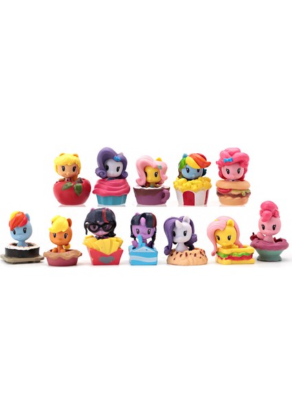 My Little Pony Serisi Kız Figürü Kutu Bebek Hediye Gacha Topu Pençe Makinesi Dekoratif Bebek (Yurt Dışından)