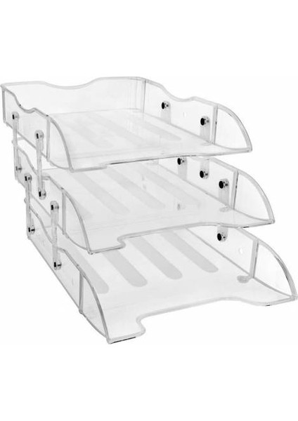 8808 Hareketli Evrak Rafı 3 Katlı Şeffaf fiyatları