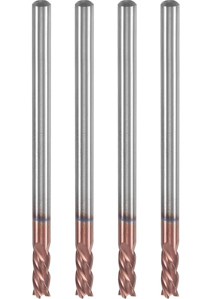 5pcs 3mm Katı Karbür Endmills Endmill D3X8XD4X50L 4 -Flute Yan Frezeleme Dökme Profilleme Yüz Fabrikası Standart Uzunluk (Yurt Dışından) modelleri