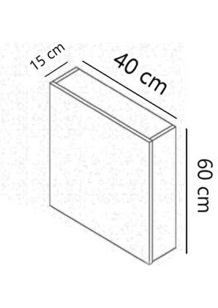 Aynalı Banyo Dolabı 40 cm Genişlikte 15 cm Derinlikte Modern Tasarım fırsatları