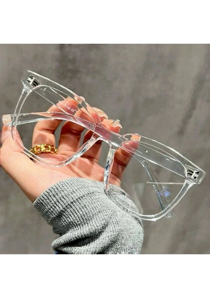 Kadınlar Için Yeni Gözlük Çerçevesi, Japon ve Kore Versiyonu, Düz Pirinç Çivileri, Düz Gözlükler, Küçük Yüz, Retro Sanat Gözlük Çerçevesi 3 Parça (Yurt Dışından) modelleri