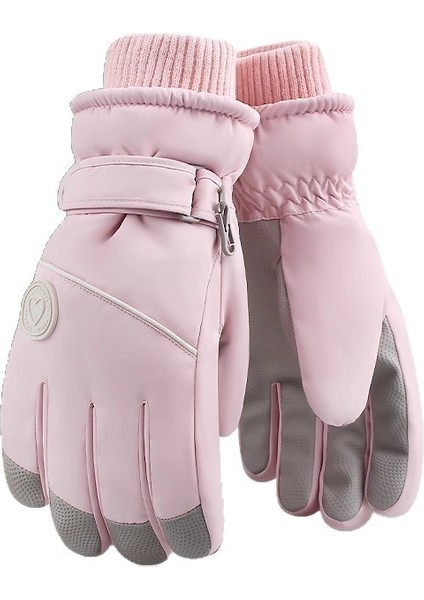 2025 Yeni Kayak Eldivenleri Kadınlar Sonbahar ve Kış Artı Kadife Kalınlaştırılmış Sıcak Soğuk Rüzgar Dokunmatik Ekran Elektrikli Bisiklet Sürme Eldivenleri (Yurt Dışından)