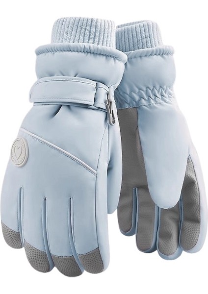 2025 Yeni Kayak Eldivenleri Kadınlar Sonbahar ve Kış Artı Kadife Kalınlaştırılmış Sıcak Soğuk Rüzgar Dokunmatik Ekran Elektrikli Bisiklet Sürme Eldivenleri (Yurt Dışından)