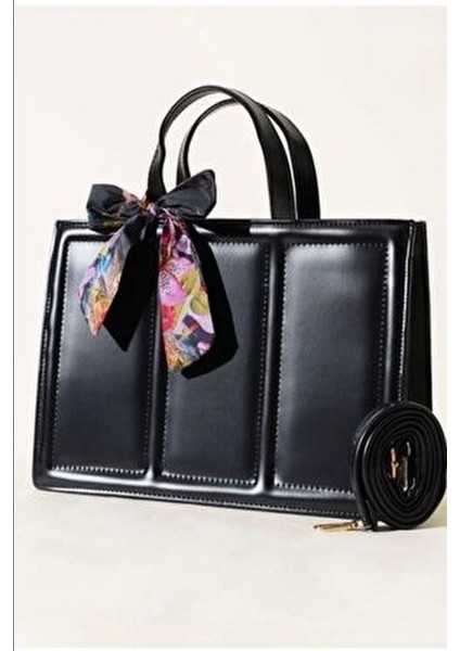 Fularlı Model Lüks El ve Omuz Kadın Çanta