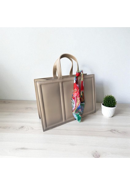 Fularlı Model Lüks El ve Omuz Kadın Çanta