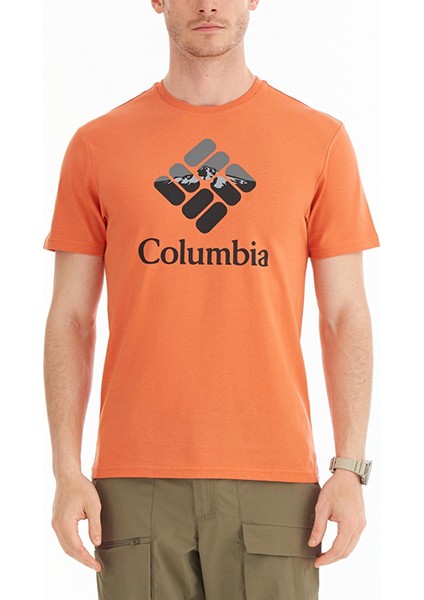 Cs0226 Csc M Hood Nightscape Ss Tee Erkek T-Shirt