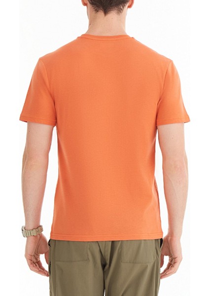 Cs0226 Csc M Hood Nightscape Ss Tee Erkek T-Shirt