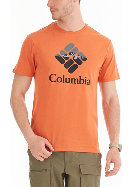 Cs0226 Csc M Hood Nightscape Ss Tee Erkek T-Shirt