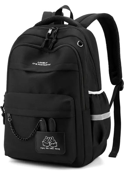 Kızlar Okul Çantası Çocuklar Için Purple School Sırt Çantası Çocuklar Için Pembe Kitap Çantası Ilköğretim Öğrencileri Hediye Büyük Kapasite Backpackcolor: Siyah (Yurt Dışından)