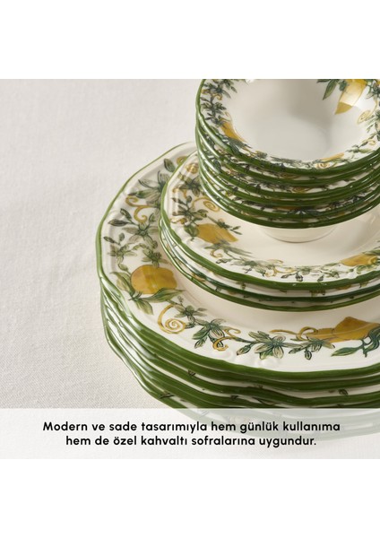 Limonelle 32 Parça 6 Kişilik Kahvaltı Takımı