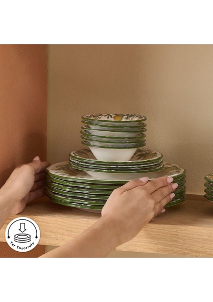 Limonelle 32 Parça 6 Kişilik Kahvaltı Takımı