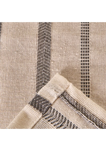 Soft Herringbone Runner - Ekru / Antrasit - 50X130 cm modelleri