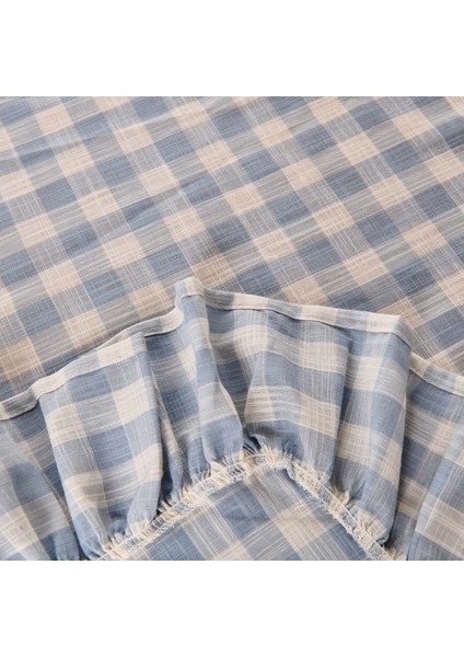 Myhome Caddy Masa Örtüsü - Ekru / Mavi - 150X200 cm fırsatları