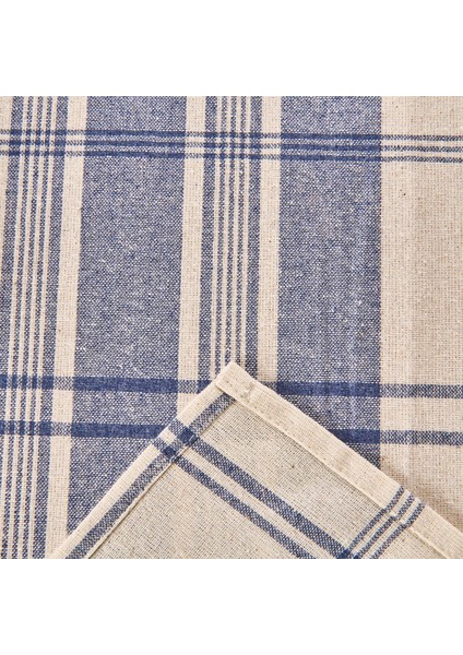 Myhome Deniz Runner - Ekru / Mavi - 45X150 cm fırsatları