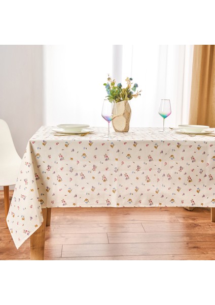 Myhome Fans Masa Örtüsü - Beyaz / Renkli - 150X220 cm fiyatları