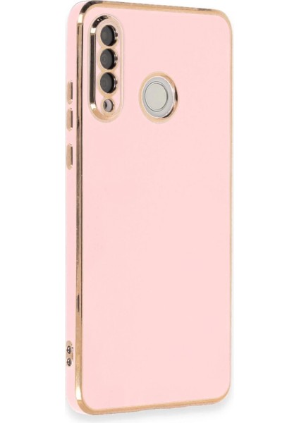 Huawei P30 Lite Kılıf Volet Silikon - Pembe fiyatları