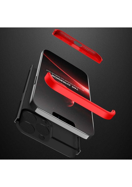 Apple iPhone 13 Pro Kılıf 3 Parçalı Tam Koruma Sert Mika Ays Kapak Mavi indirimleri